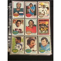 (126) 1976 Topps Football Cards With Stars