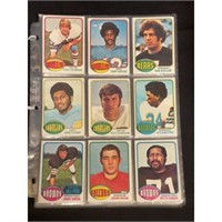 (126) 1976 Topps Football Cards With Stars