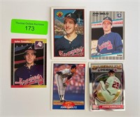 John Smoltz Rookie Cards MLB and Topps Chrome Card