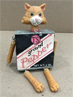 Vintage Farm Animal Spice Can Shelf Sitter