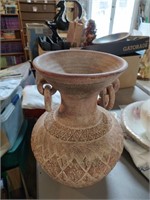 Large Pottery Vase 16" Tall