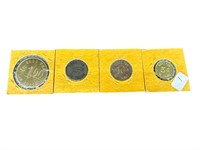 COLLEGE DRUG STORE TOKEN SET 5 CENT TO $1