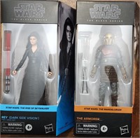 2 NIB Star Wars Black Rey Dark Side & The Armorer