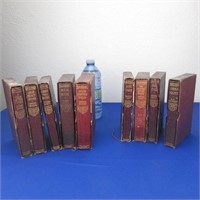 9 Vintage Collins Classic Red Books