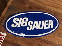 Metal Sig Sauer Sign