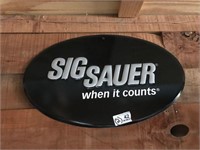 Sig Sauer Metal Sign & Banner