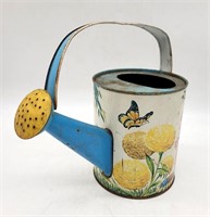 Vintage US Metal Mfg. Co. Tin Litho Watering Can w