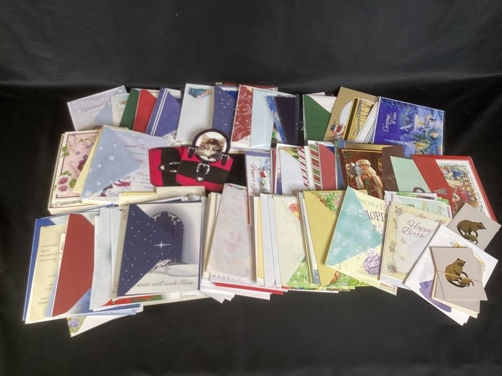 Vintage Holiday Cards with Envelopes,Unused