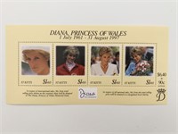 St. Kitts  Diana Princess of Wales commemorative s
