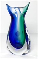 Murano Art Glass Vase- Signed
