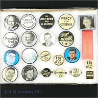 1952-1980 Political Campaign Flasher Items (21)