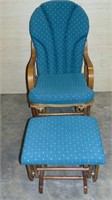 Rocking Chair & Ottoman, Oak