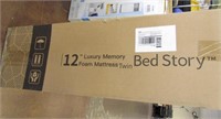 New 12" Memory Foam Twin Mattress