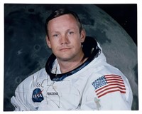 Neil Armstrong Autographed/ Signed Photograph