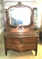 Antique Oak Vanity