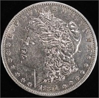 1891-CC MORGAN DOLLAR AU