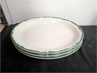 (3) Shenango China plates