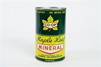 CO-OP MAPLE LEAF MINERAL MOTOR OIL IMP QT CAN