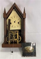 Antique 1800’s Waterbury Steeple Clock