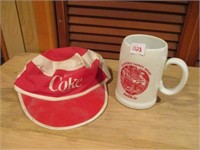 Coca cola cup and mug