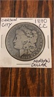 1890 CC Morgan Dollar -rare