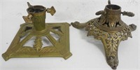 Pair Cast Christmas Tree Stands