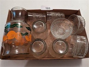 Vintage Orange Juice Carafe, Misc. Glassware &