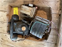 Antique dynamo hand, crank generators telephone