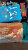 Vintage Barbie and ken cases and 2 lunchboxes