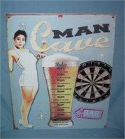 Antique style retro quality Man Cave advertising s