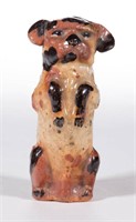 AMERICAN DECORATED EARTHENWARE / REDWARE TOY