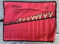 12 piece metric V groove wrench set