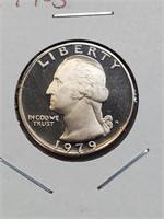 1979-S Clad Proof Washington Quarter