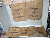 5 WATER PROCESS COLOMBIAN DECAF COFFEE BURLAP BAGS