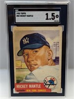 1953 Topps Mickey Mantle #82 SGC 1.5