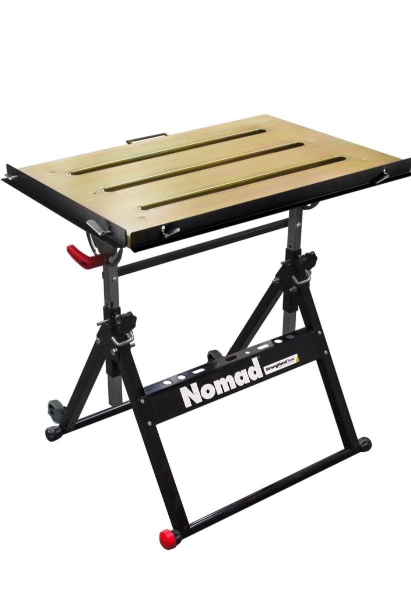 $130 Nomad steel welding table