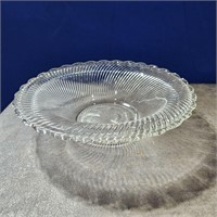 Federal Glass 1937-41 Diana Scalloped Console Bowl
