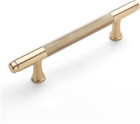 Amerdeco 10 Pack Knurled Champagne Gold Cabinet Pu