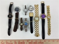 Wristwatches Men’s & Women's includes (8) and one