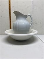 Antique Pitcher and Wash Basin