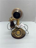 FRANKLIN MINT ALEXANDER BELL CANDLESTICK PHONE