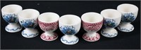 7 Pc Mason's Porcelain Egg Cups