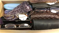 Reading Glasses and Cases