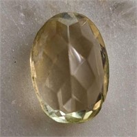 CERT 4.65 Ct Faceted Heliodor, Oval Shape, GLI Cer