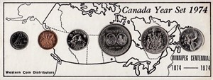 1974 Canada Year 6 Coin Set