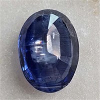 CERT 1.45 Ct Faceted Madagascar Kyanite, Oval Shap