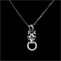 Pear AAA Green Simulated Cz 3x2mm 925 Sterling Sil