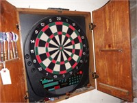 Halex electronic dart board and wall case