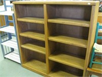 Oak 4 Shelf Bookcase