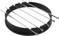 DELSbbq Rotisserie Ring with Kabob Skewer Kits